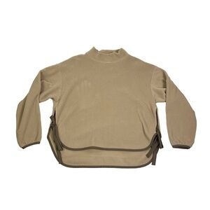 Uniqlo White Mountaineering Fleece Oversized Beige Pullover